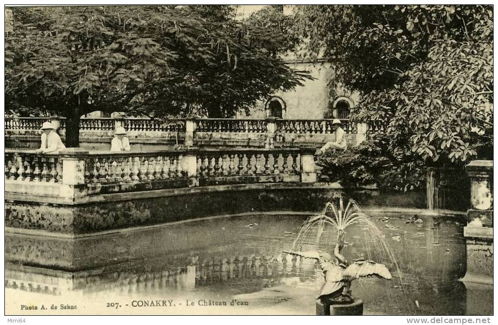 GUINEE .  KONAKRY  .  LE CHATEAU D´EAU . - Guinée