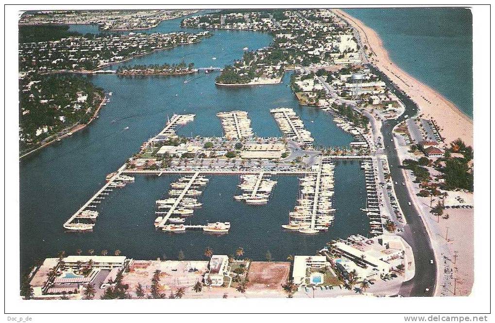 USA - Florida - Fort Lauderdale - View Of Bahia Mar Yacht Basin - Fort Lauderdale