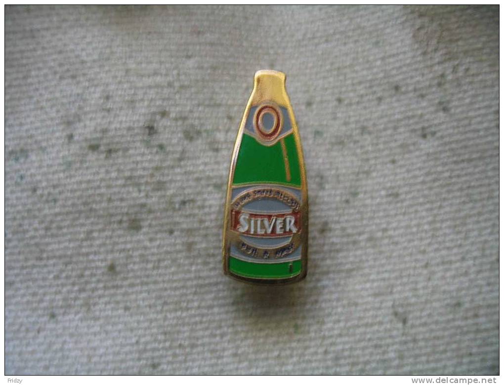 Pin´s Bouteille De Biere Sans Alcool SILVER Pure Malt - Beer