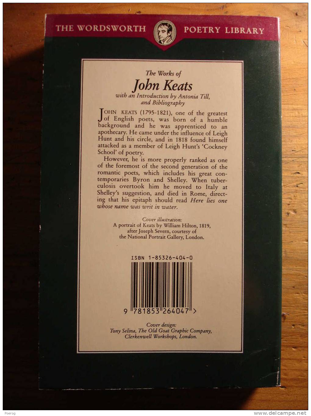 THE WORKS OF JOHN KEATS - WORDSWORTH POETRY LIBRARY - Livre En Anglais - Poésie