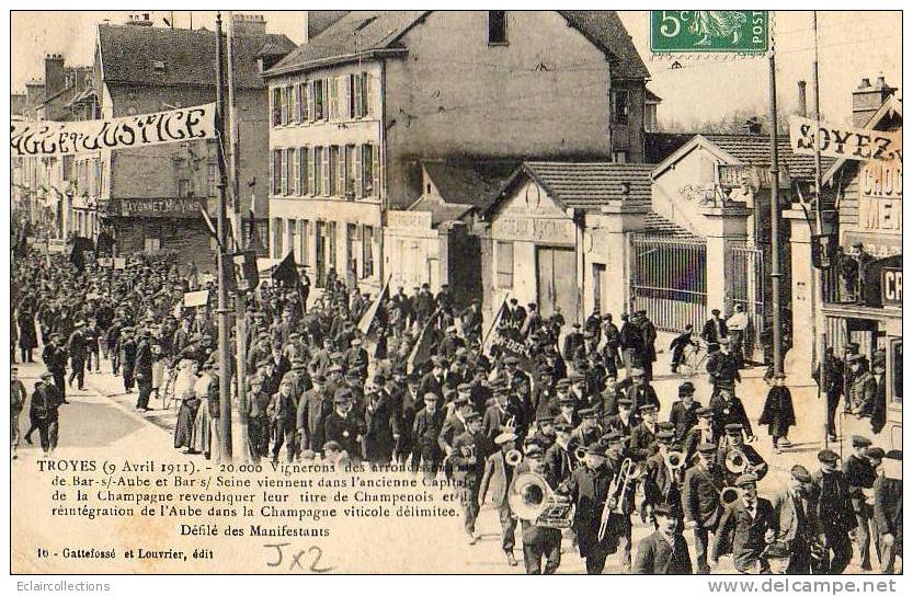 Troyes..Manifestation Des Vignerons...... 20 000 Vignerons... - Troyes