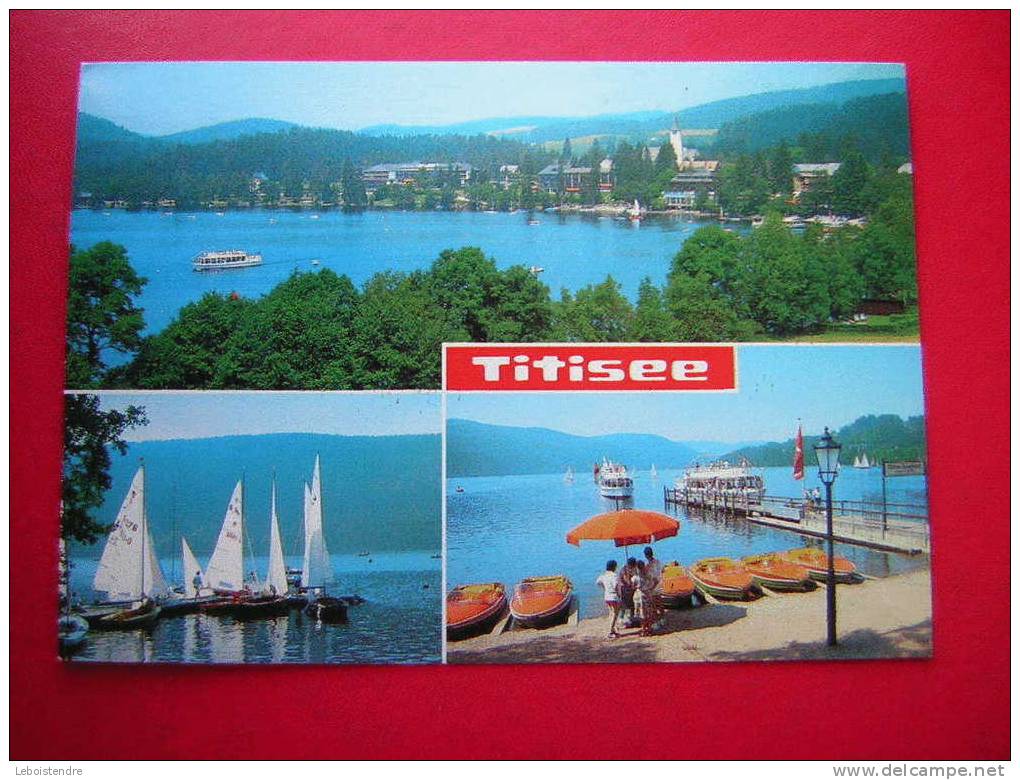 CPM-ALLEMAGNE -TITISEE -NON VOYAGEE- PHOTO RECTO / VERSO-CARTE EN BON ETAT - Titisee-Neustadt