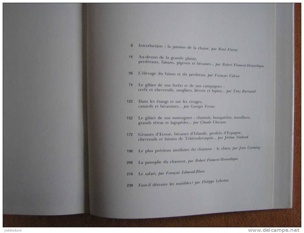 JOIES DE LA CHASSE éditions Hachette 1966 Chasseurs - Caza/Pezca