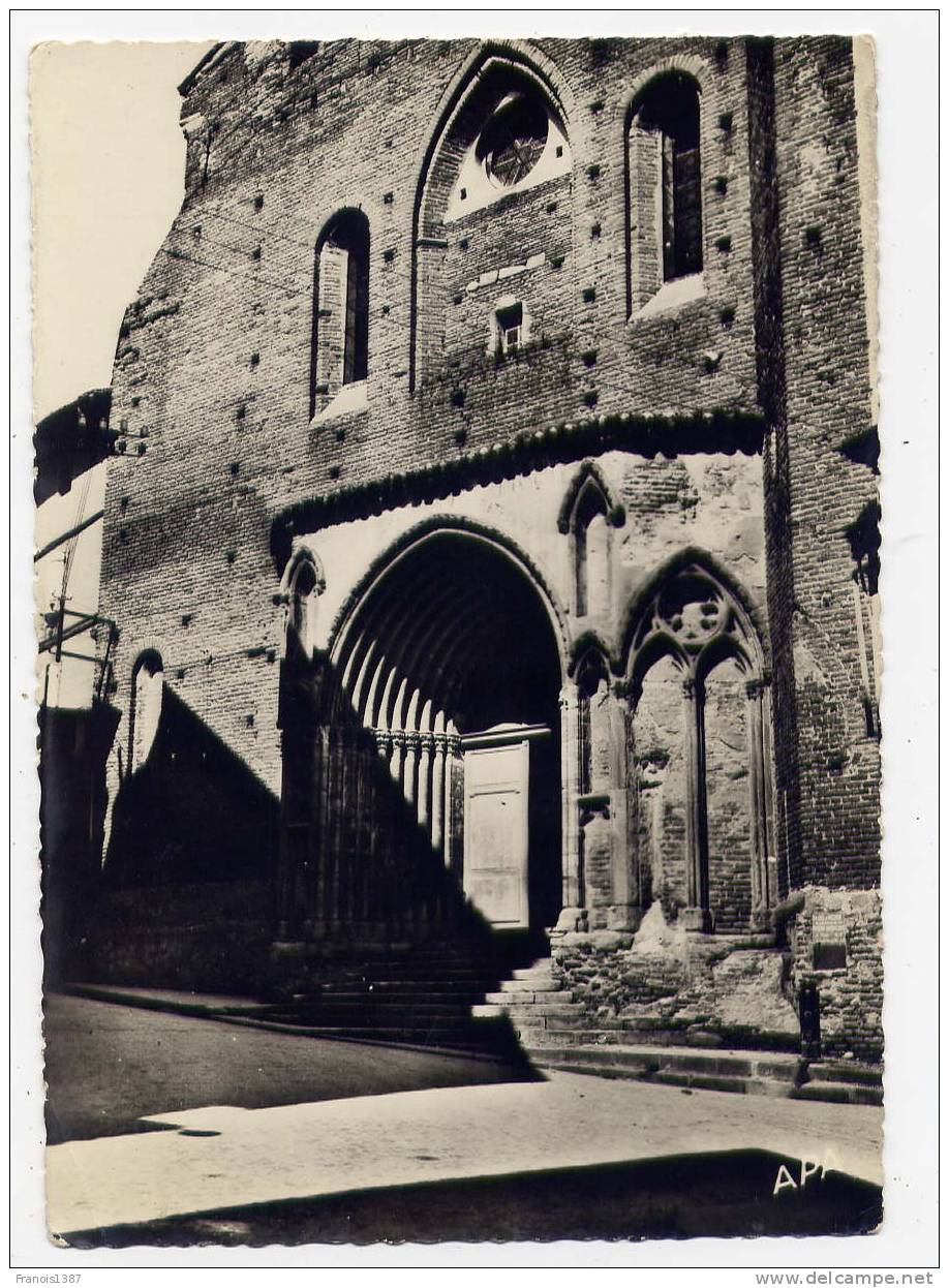 Réf 171 - GAILLAC - Porte De L'Eglise Saint-Pierre - 1950 - CPSM Grand Format - Gaillac