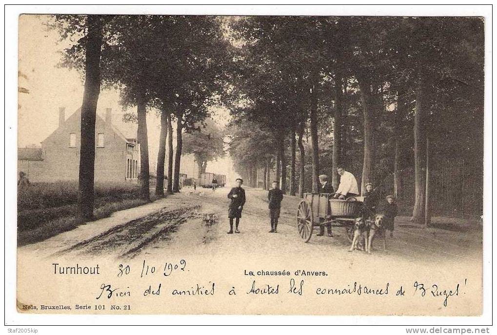Turnhout - La Chassée D'Anvers - 1902 - Turnhout