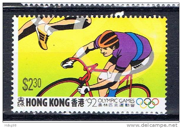 HK Hongkong 1992 Mi 647 Radrennen - Nuevos