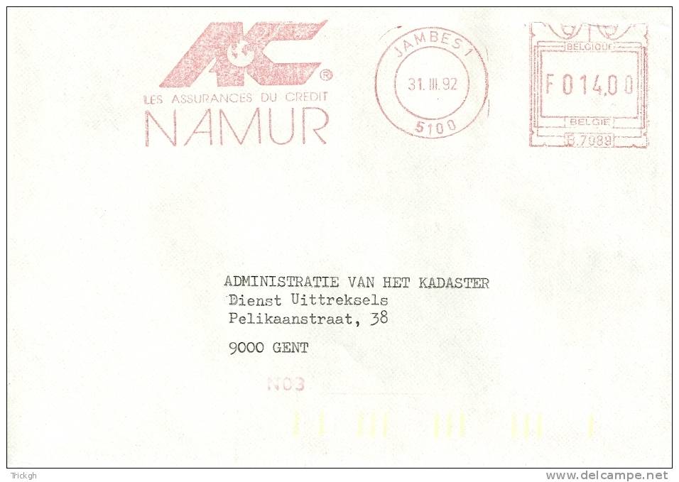 België Belgique Jambes 1992 / AC Assurances Du Crédit Namur - Sonstige & Ohne Zuordnung