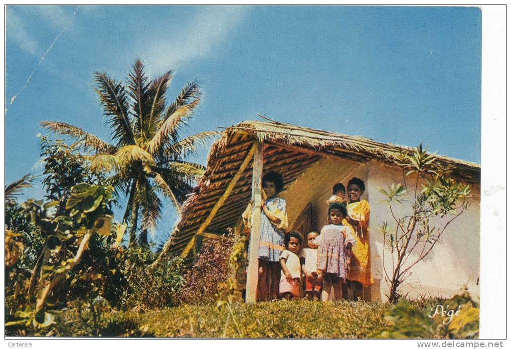 Nouvelle Calédonie,new Caledonia,la Famille Heureuse,the Happy Family,nouméa,archipel Océanie,rare - Nouvelle Calédonie