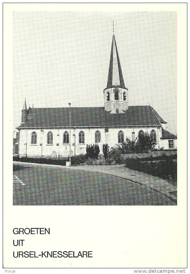 Knesselare Ursel Sint-Medaruskerk /De Lachende Wandelaars - Knesselare