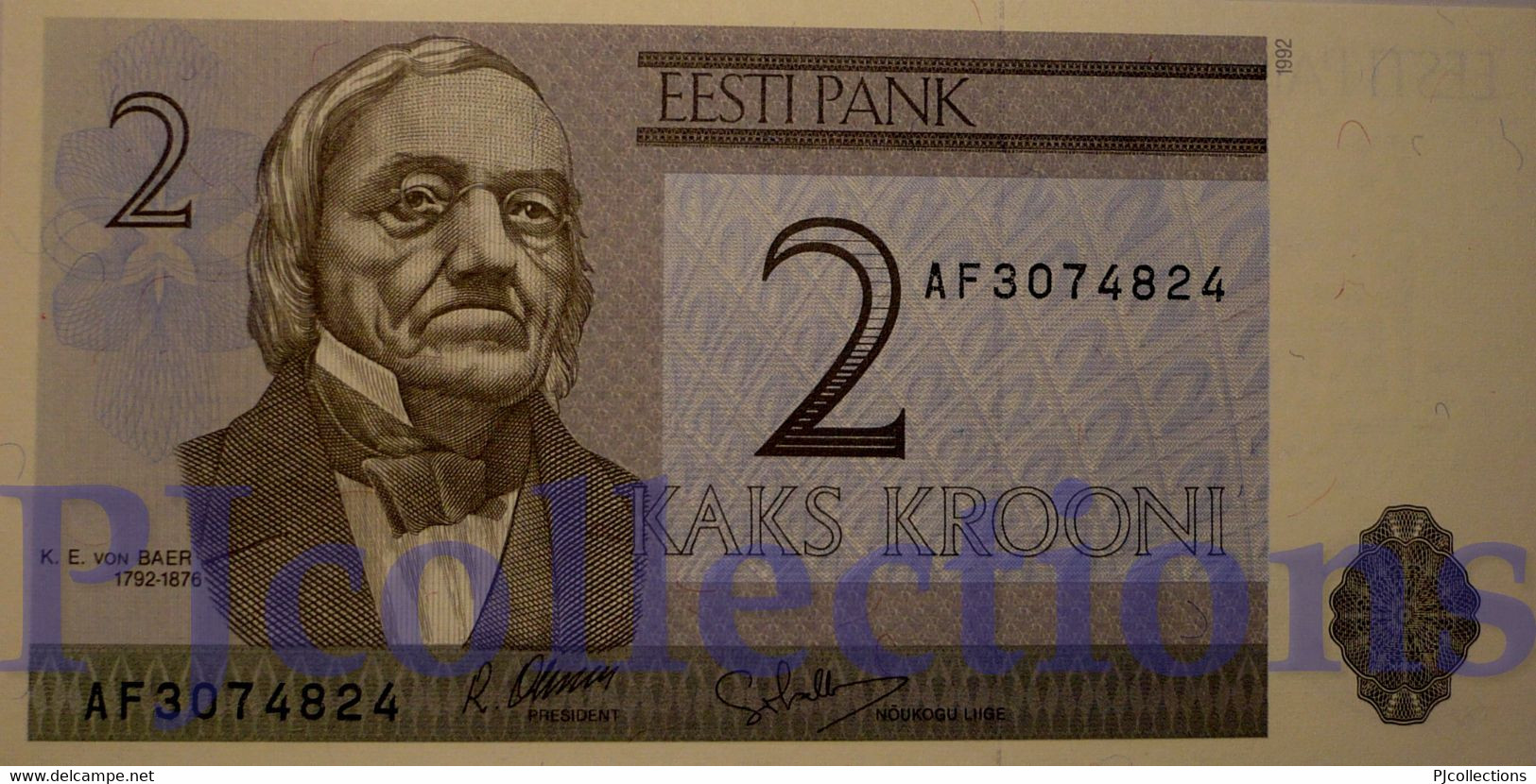 ESTONIA 2 KROONI 1992 PICK 70a UNC - Estland