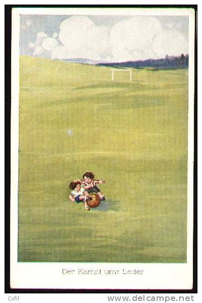 COLOURED POSTAL CARD Ca 1930 - "Der Kampf Uns Leder" - Other & Unclassified