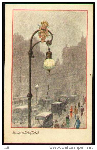 COLOURED POSTAL CARD Ca 1910 - "GUTES SCHUSSFELD" - Humor