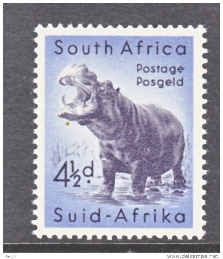 South Africa  206  (o)  FAUNA  HIPPO - Used Stamps