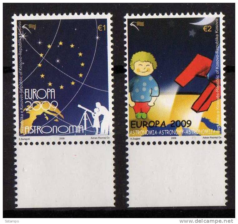 U-122  KOSOVO SERBIA EUROPA CEPT ASTRONOMIA     NEVER HINGED - Kosovo