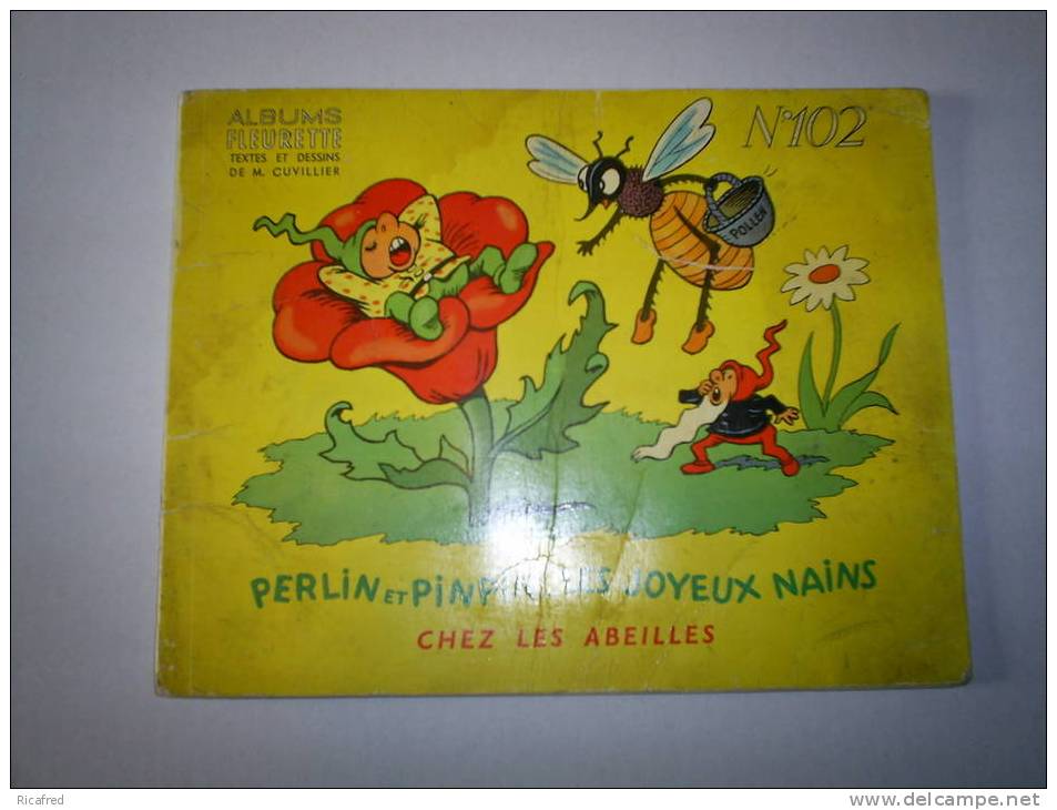 PERLIN Et PINPIN ..Les Joyeux Nains ,chez Les Abeilles, N°102 , D.l 2ème Trimestre1954 - Original Edition - French