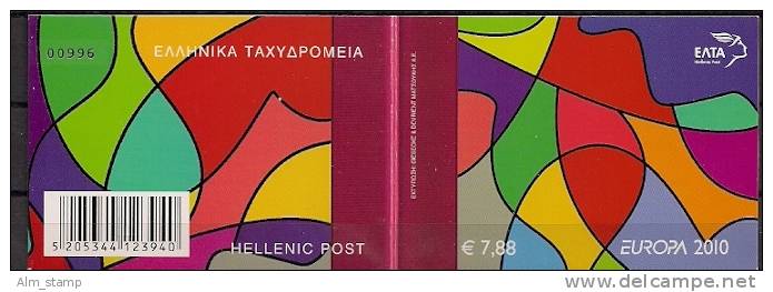 2010 Greece Grèce Griechenland Booklet  Mi. MH 34  **MNH Europa Children's Books - Unused Stamps