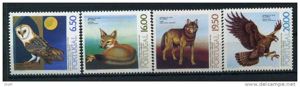 1980 Portogallo, Protezione Animali , Serie Completa Nuova - Unused Stamps