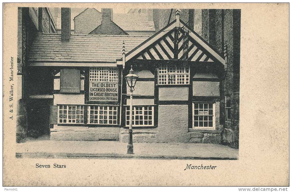 ROYAUME-UNI  - MANCHESTER - Seven Stars (the Oldest Licensed House In Great Britain) - Manchester