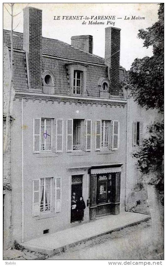 63 - LE VERNET-la-VARENNE - LA MAISON DE Mme PICQ - Autres & Non Classés