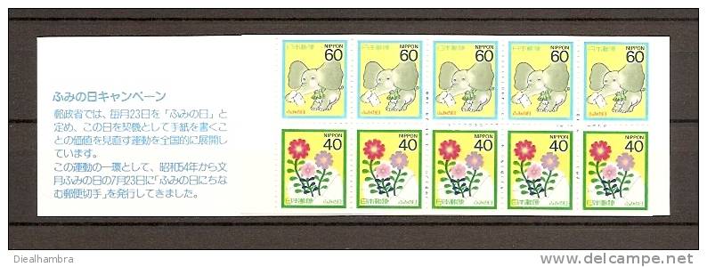 JAPAN NIPPON JAPON LETTER WRITING DAY 1987 / MNH / 1746 (4D+1E) + 1747 (4D+1E) - Unused Stamps