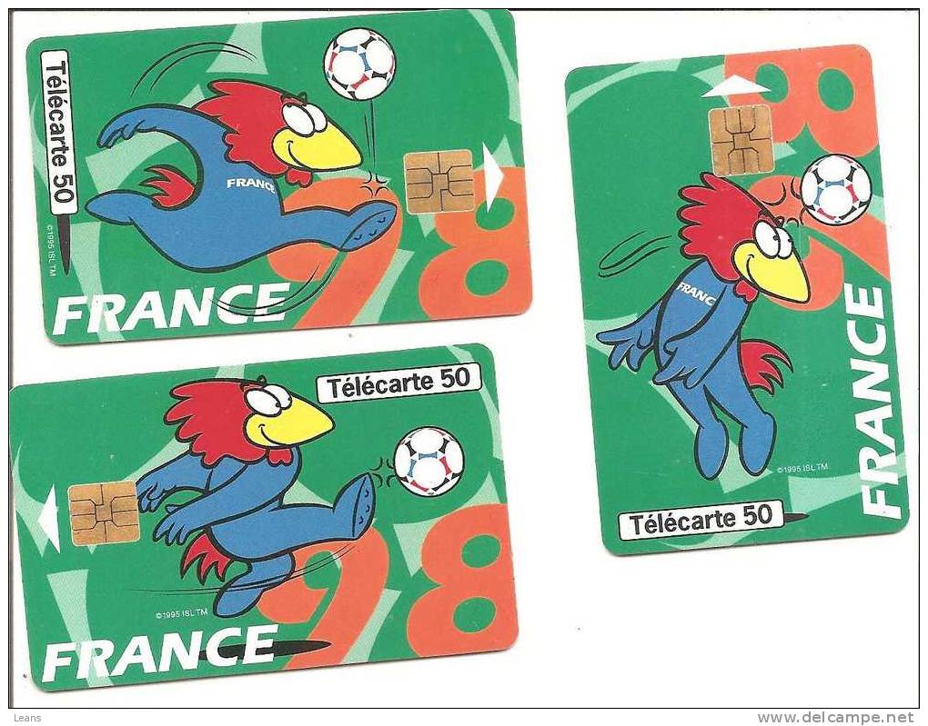 LOT TROIS CARTES  FOOTIX - Sport