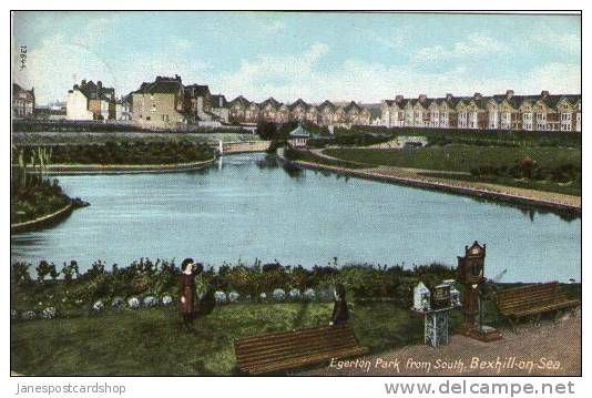 EGERTON PARK & Lake - BEXHILL ON SEA - C 1905 - SUSSEX - Other & Unclassified