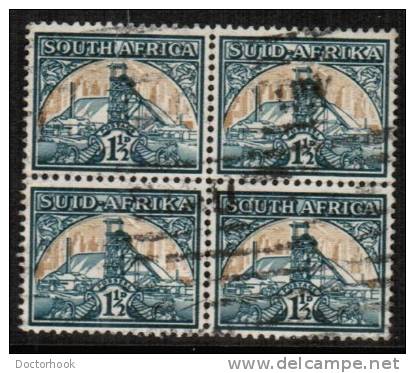 SOUTH AFRICA  Scott #  52  VF USED Blk. Of 4 - Gebruikt