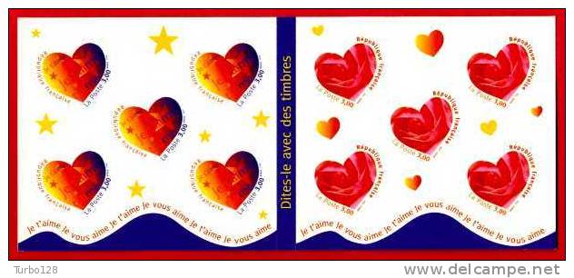 CARNET  N° BC3221A Saint Valentin 1999 NON PLIE   Ier Chx. COTE: 18 E. - Conmemorativos