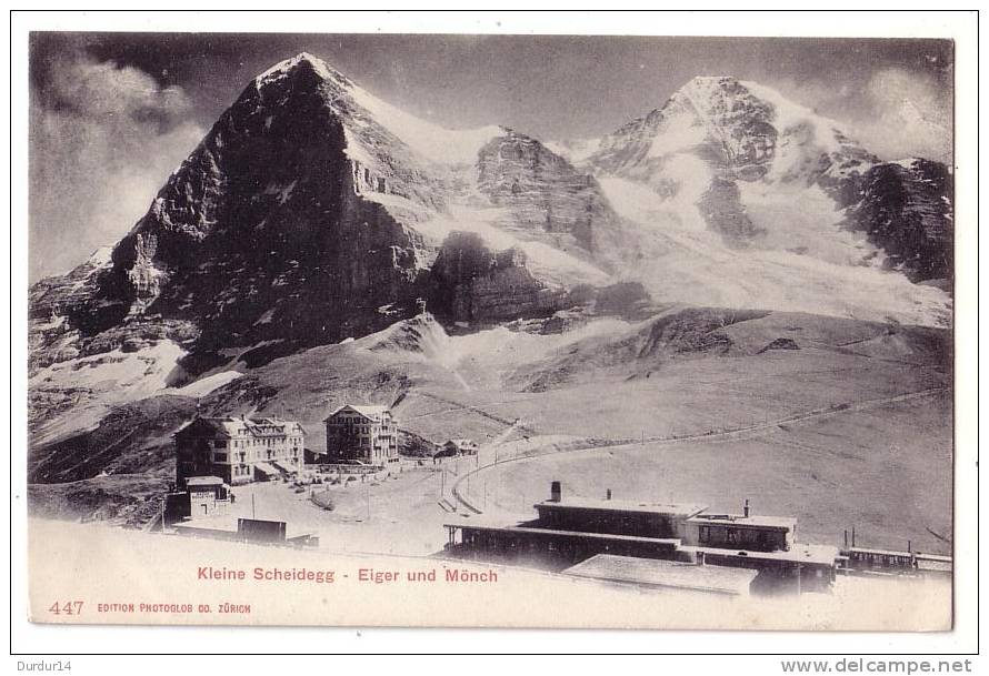 KLEINE SCHEIDEGG  ( Suisse  )  ....................Recto-Verso.......... - Egg