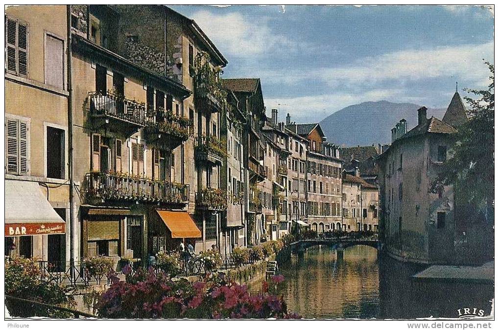 Annecy - Quai De L´Isle Sur Le Thiou, Ref 1101-490 - Annecy-le-Vieux