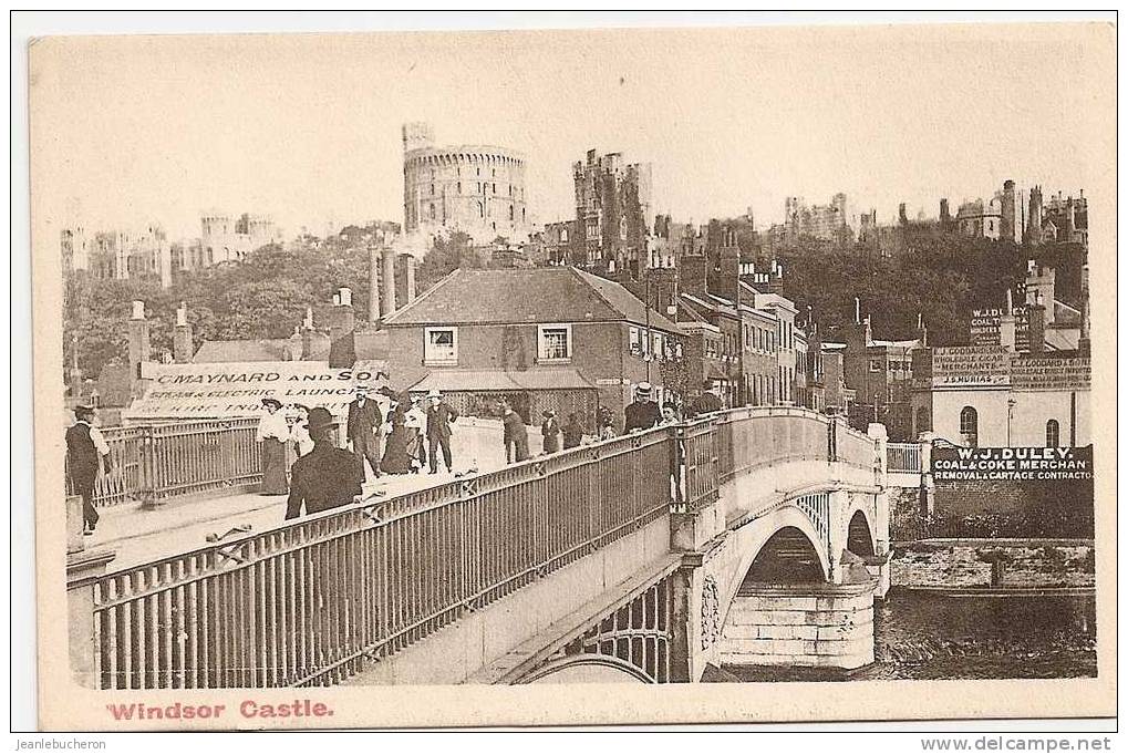 C.P.A   (  WINDSOR  " Castle " Vue Animée  ) - Windsor Castle