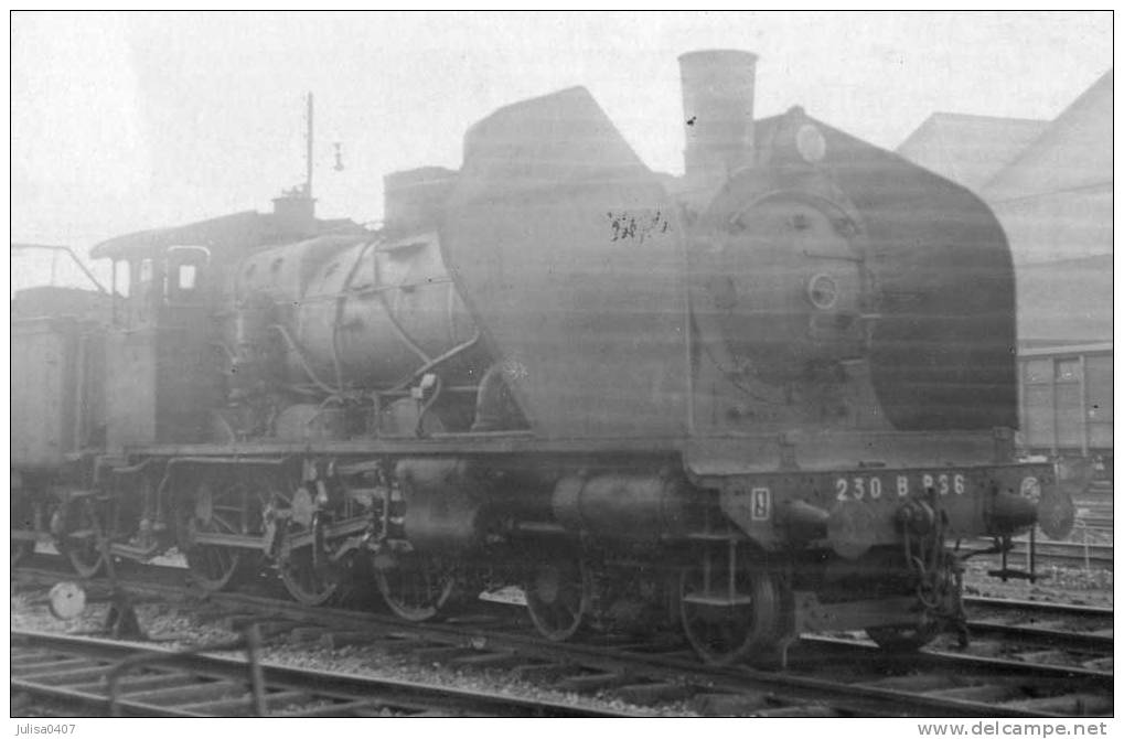 LOCOMOTIVE A VAPEUR Carte Photo Loco à Voyageurs Cdf De L'Est - Equipment