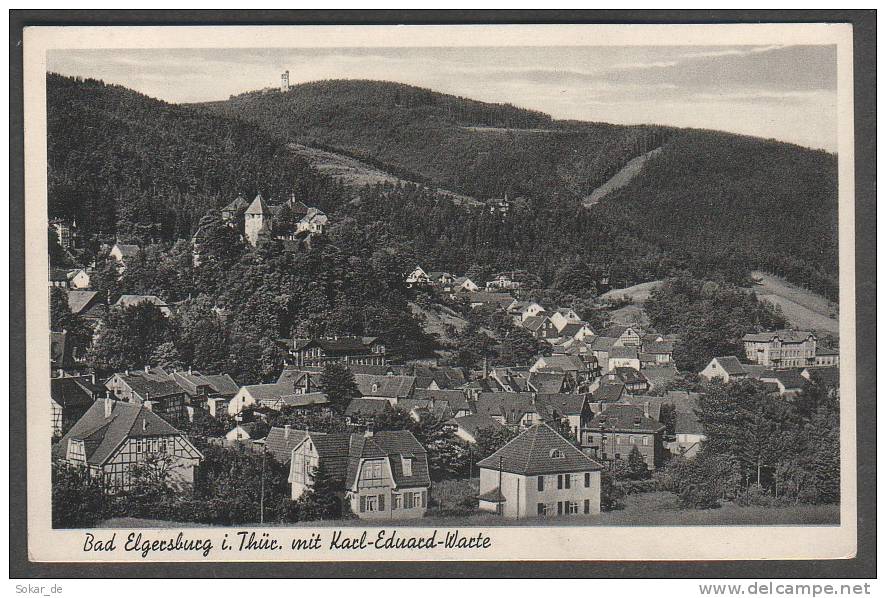 AK Bad Elgersburg Thüringen Mit Karl-Eduard-Warte, Geratal, Ilm-Kreis - Elgersburg