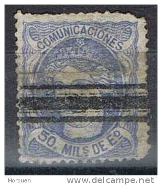 50 Milesimas Alegoria, Barrado Num 107 S º - Used Stamps