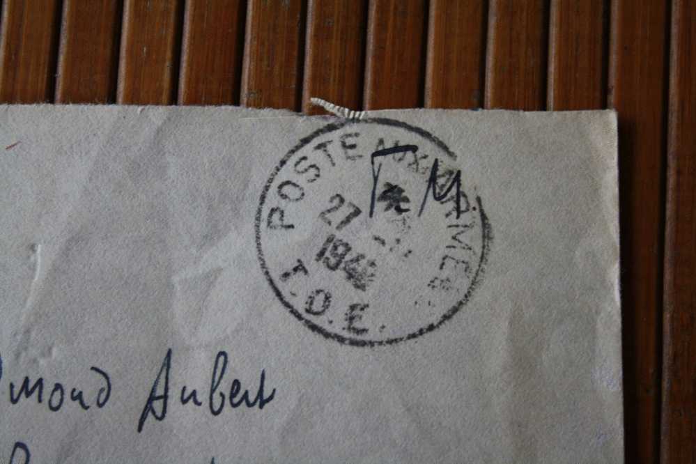 MILITARIA FM LETTRE CACHET MILITAIRE POSTE AUX ARMées T.O.E  BASE MILITAIRE SAIGON INDOCHINE 72/2 Génie SP 54.228 BPM 41 - Guerra D'Indocina/Vietnam