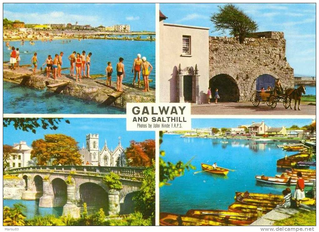 Galway And Salthill *BELLE CARTE NEUVE Animée * Ed John Hinde- N° 2/117 - Galway