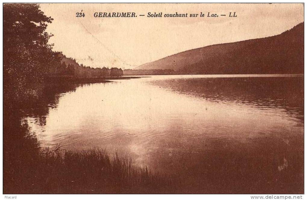 12427     Francia,    Gerardmer,  Soleil Couchant Sur Le Lac  NV - Lorraine