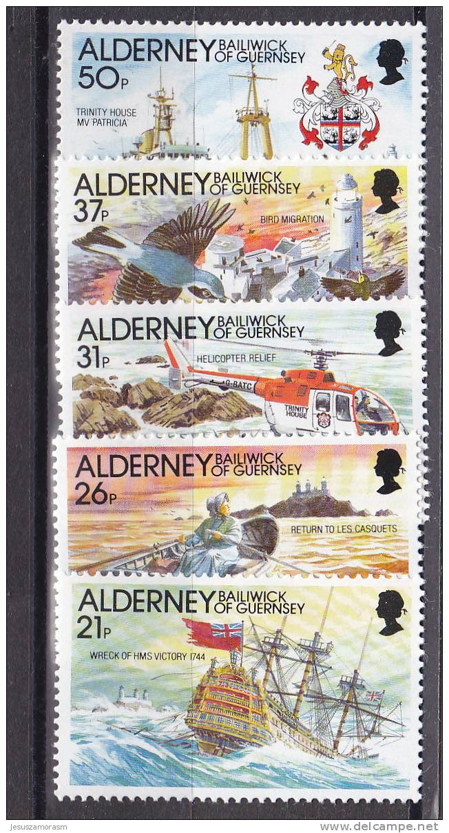 Alderney Nº 49 Al 53 - Alderney