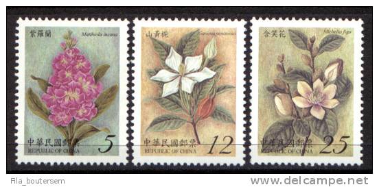 TAIWAN : 05-07-2002 (**) - Flower Postage Stamps "Scented Flowers" - Ongebruikt