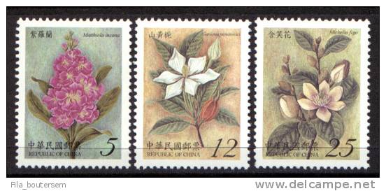 TAIWAN : 05-07-2002 (**) - Flower Postage Stamps "Scented Flowers" - Nuovi