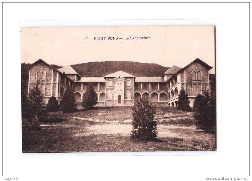 34 ST PONS Sanatorium, Préventorium De Bayssières, Ed ?, 1932 - Saint-Pons-de-Thomières