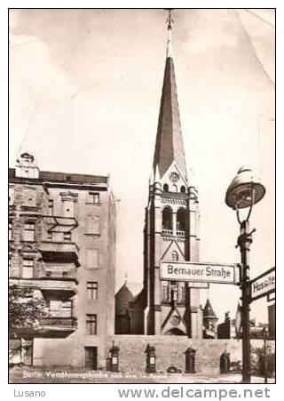 Berlin - Bernauer Strasse - Versöhnungskirche Nach Dem 13. August 1961 (léger Pli Angle N-E) - Muro De Berlin