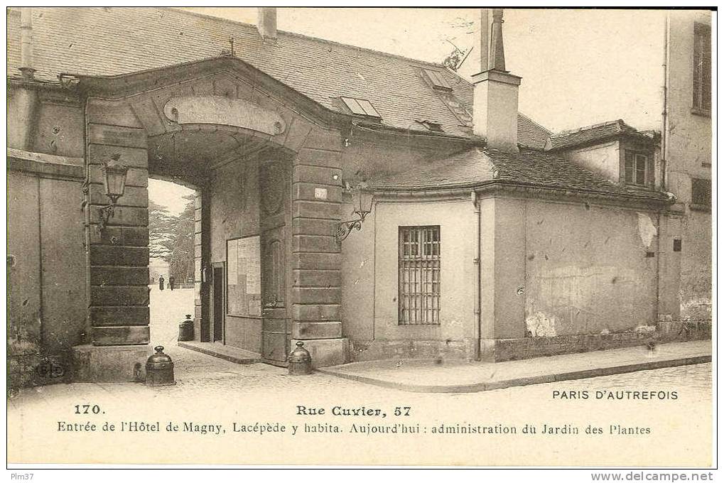 PARIS D'AUTREFOIS - ELD 170 - 57 Rue Cuvier - Hotel De Magny - Paris (05)