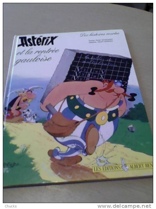 ASTERIX Et La Rentrée Gauloise EO  Cartonné Albert René 1993 - Asterix
