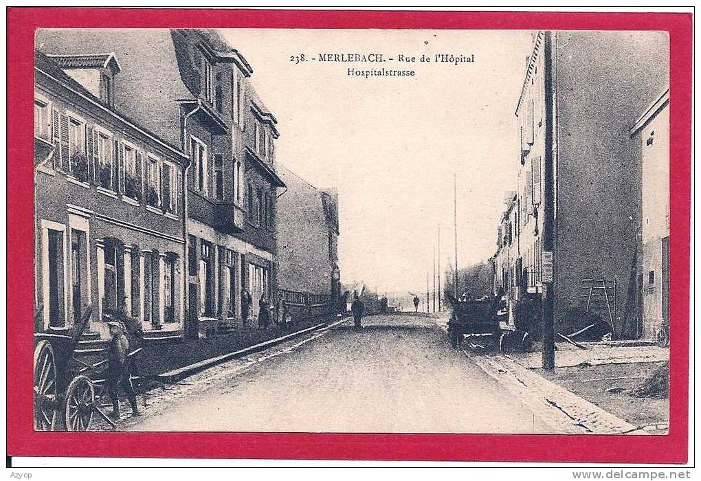 57 - MERLEBACH - Rue De L' Hopital - Freyming Merlebach