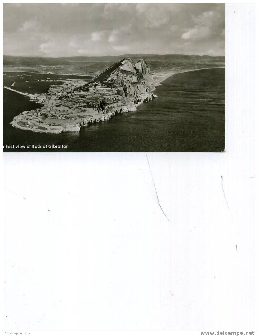 SOUTH EAST VIEW OF ROCK OF GIBRALTAR 1962 BEAU TIMBRE - Gibraltar