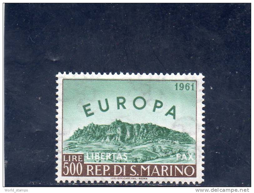 SAN MARINO 1961 EUROPA UNITA  ** - Unused Stamps