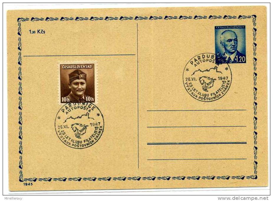 TCHECOSLOVAQUIE  / ENTIER POSTAL / PRE STAMPED / - Postcards