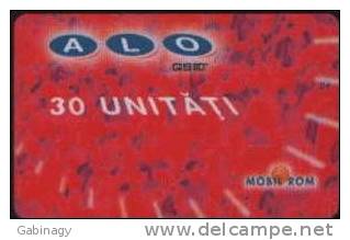 ROMANIA - PREPAID - ALO - 30 UNITATI - Romania