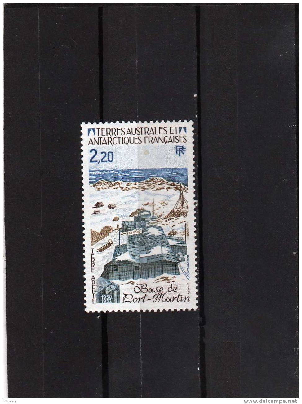 TAAF; 1985 N°112 N** Base De Port Martin, Terre Adélie - Unused Stamps